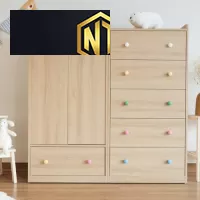 TỦ TRẺ EM HAI CÁNH NHIỀU NGĂN ĐƠN GIẢN NHỎ GỌN